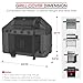 Unicook Heavy Duty Waterproof Barbecue Gas Grill Cover, 65-inch BBQ Cover, Special Fade and UV Resistant Material, Durable and Convenient, Fits Grills of Weber Char-Broil Nexgrill Brinkmann and More