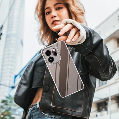 Image of Jkobi Silicone Back Cover Case for Oppo Reno15 Pro 5G | Oppo Reno 15 Pro 5G (Clear Shockproof Case with Camera Protection | Soft and Flexible | Transparent)