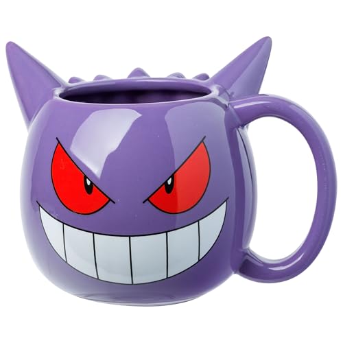 Silver Buffalo Pokemon Ceramic 3D Sculpted Mug Featuring Gengar, 20 Ounces by Silver Buffalo - Used condition - CA$17.02