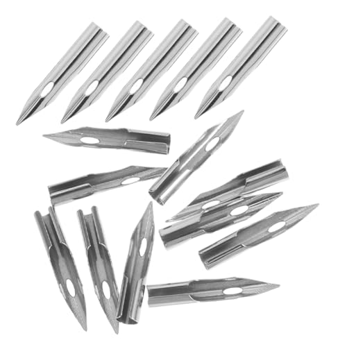 Gogogmee Artistic Writing Pen Nibs 15 Pack 0.28mm Fine Tip Calligraphy Pen Nibs Replacement for Artists Drawing Writing