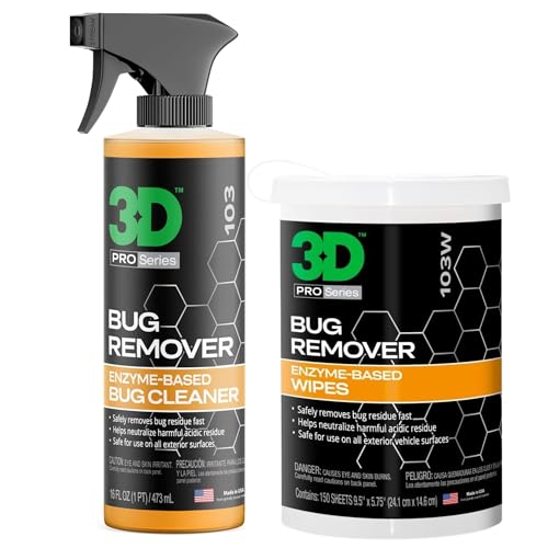 3D Bug Remover Spray & Wipes Bundle