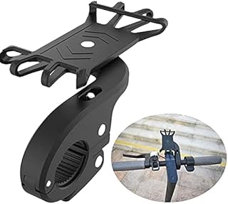 Tmom Phone Holder for Xiaomi Mijia M365 Electric Scooter Phone Mount 360 Rotation Anti-Slip Universal Phone Bracket