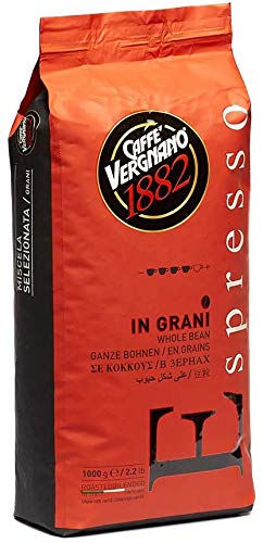 1 kg Vergnano Espresso Grani Coffee. Vigorous and Inviting Cream. Coffee Beans Espresso
