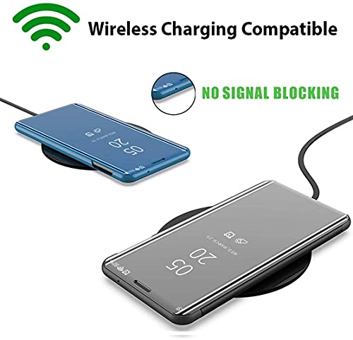 Babeel Capa para Xiaomi Mi 10T/10T Pro espelhada elegante com reflexão de proteção de corpo inteiro,