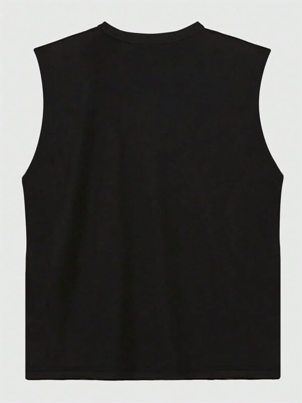 Image of FN3 Cotton Blend Printed and Solid Vest for Men || Men's Printed Tank Top Regular fit