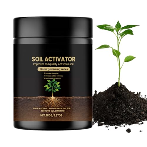 Activateur de Sol - 280g Revitalisant Organique Soluble dans l'Eau - Activateur De Sol Des D'Intérieur | pour d'Intérieur Potager Fleurs Tomate Orchidée Bégonia Pelouse Jardin