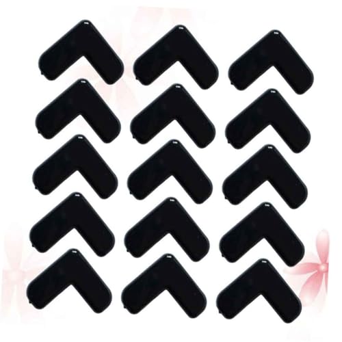 Image of NUOBESTY Silicone Corner Protector Guards 20 Pcs Colorful L-Shaped Anti-Collision Edge Bumpers for Kids Safety on Tables Windows and Furniture Corners