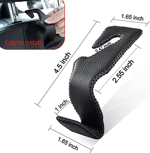 image for yicheyiyou Car Hooks Universal Car Vehicle Back Seat Headrest Hanger H