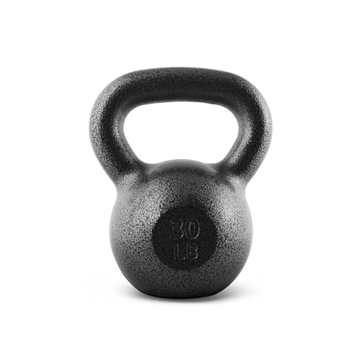 CAP Barbell Black Cast Iron Kettlebell Single or Set | 10-80 Lbs