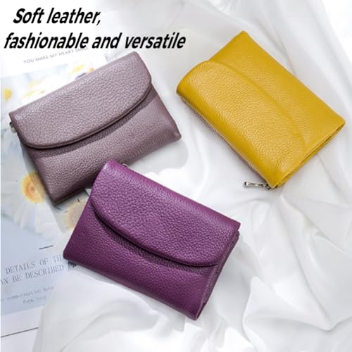 Joyfullygo Wallets for Women, Unisex Pebble Leather Wallet, Women with Credit Card Holder, Can Hold Coins, ID Cards, Perfect for Work, Travel, or a Night Out (Black)2