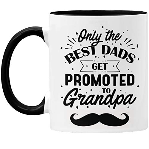 Grandpa Coffee Mug - Only The Best Dads Get Promoted To Grandpa Γ’β¬β Best Grandpa Gift - Grandfather Gift - Holds up to 11oz - Microwave and Dishwasher Safe - By GTR SOURCE corp. (Black) Grandpa Coffee Mug - Only The Best Dads Get Promoted To Grandpa Γ’β¬β Best Grandpa Gift - Grandfather Gift - Holds up to 11oz - Microwave and Dishwasher Safe - By GTR SOURCE corp. (Black)