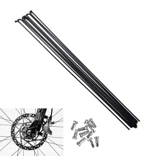 QOTSTEOS Edelstahl Nirosta Speichen, Fahrradspeichen J gebogen Stahl...