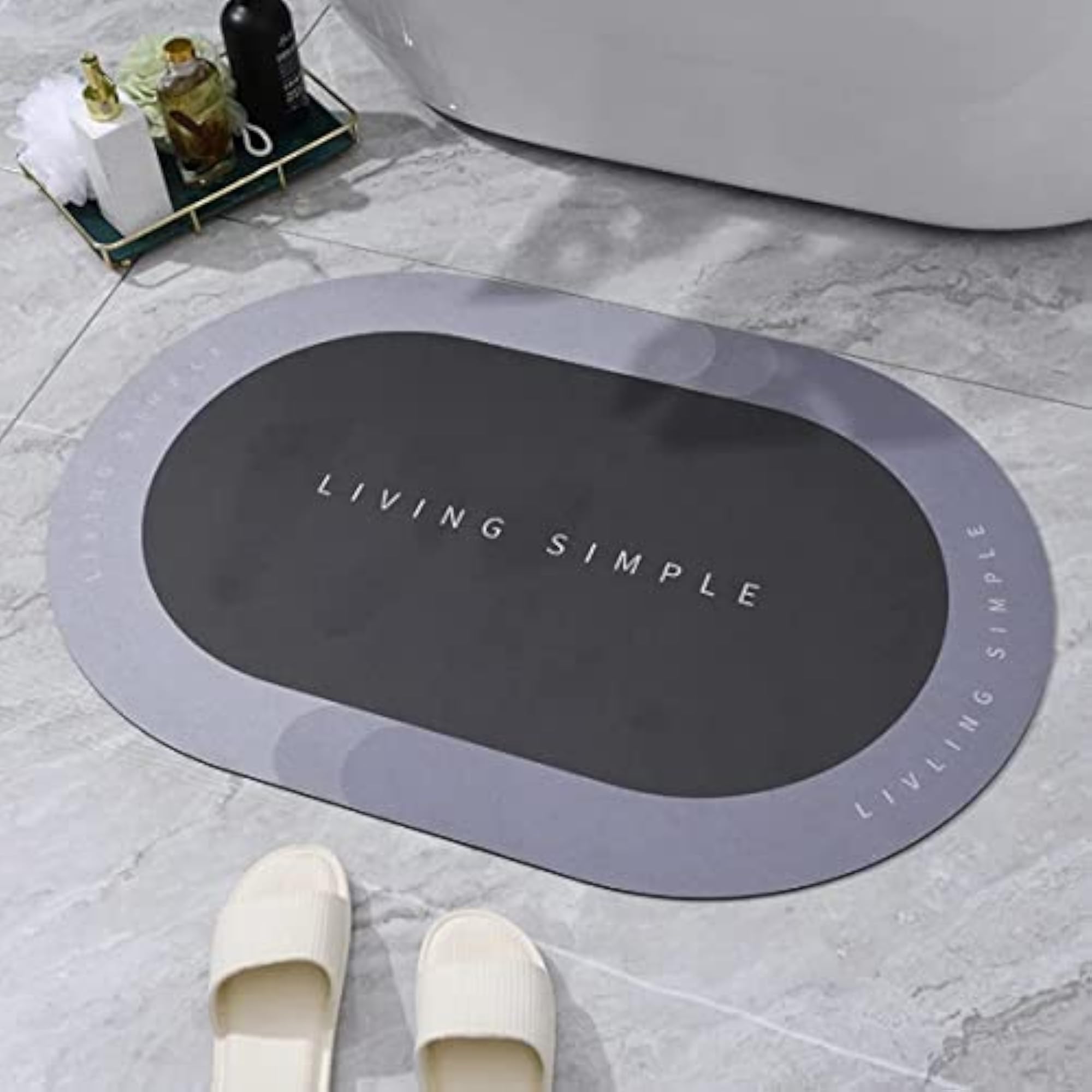Non-Slip Washable Microfiber Shower Mat