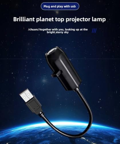 Image of Planetarium Star Projector Kids Bedroom Decorative Romantic Gifts Home Black | Space Lamp for Kids' Bedroom, Gifts, Gaming Room, Home & Decor
