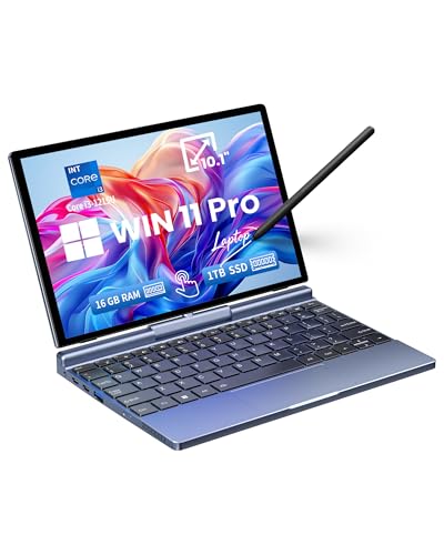 PC portable 10,1 pouces 2-en-1 tactile, Core i3-1215U, 16 Go RAM, 1 To SSD
