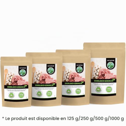Alpi Nature Ail en Poudre 250g, Ail Déshydraté Moulu, Poudre d'Ail pour la Cuisine – vue 8