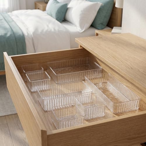 Boîte de rangement transparente SHINEOFI pour retrouver la sérénité dans vos tiroirs