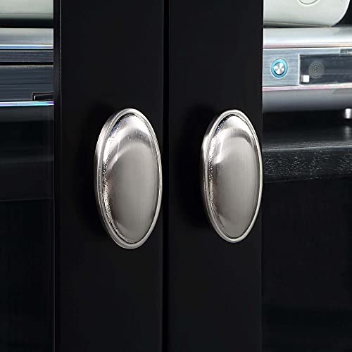 Summit Highboy Tv Stand With Storage Cabinets And Shelves , Black #TOP5