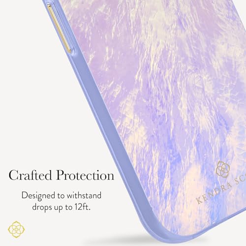Kendra Scott iPhone 17e/16e/15/14/13 Case - Compatible with MagSafe - Designer Phone Case - Blue Pearl by Kendra Scott - Used condition - Image 3