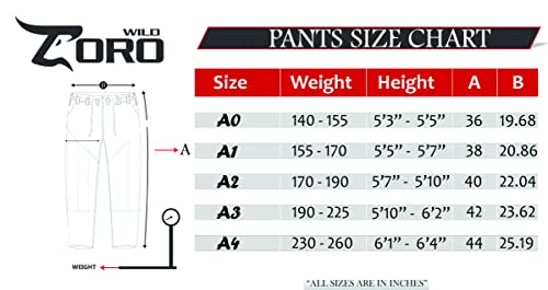 Brazilian Jiu Jitsu Gi Pants (Navy, A2) #TOP4