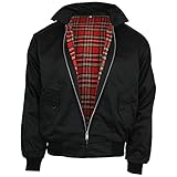 Relco Mens Classic Harrington Jacket Black 2XL