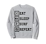 Photo Gallery eat sleep surf ripeti sport surfer wave surf felpa Photo Gallery eat sleep surf ripeti sport surfer wave surf felpa