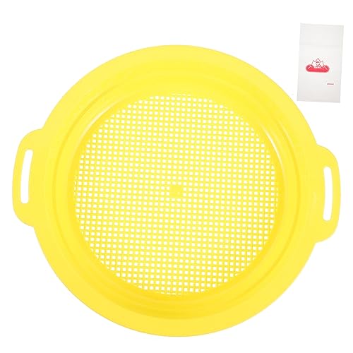 Mikikit Dirt Sifter Mining Sieve Pan Panning Filter Pan for Outdoor Gold Hounding