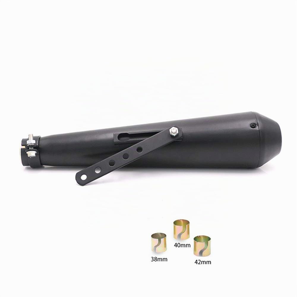 Tubo Escape de motocicleta Universal Slip On 1.5-2 "Entrada de escape Tubo de para Dirt Bike Street Bike Scooter (01)
