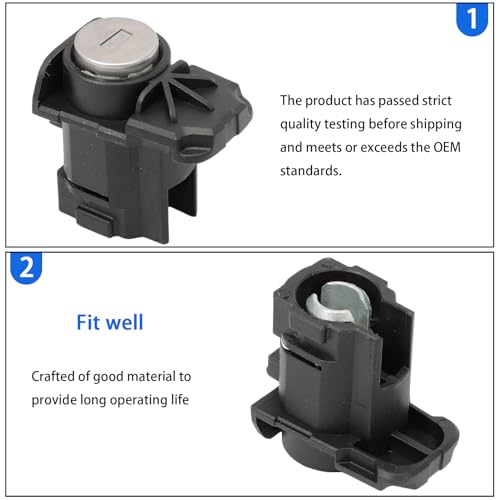 GNXfixt Schließzylinder Zündschloss Links Fahrertür Zündschalter Zündkerzenstarter Schloss mit Schlüssel 9072465890 172371096 für Corsa D 2006-2014