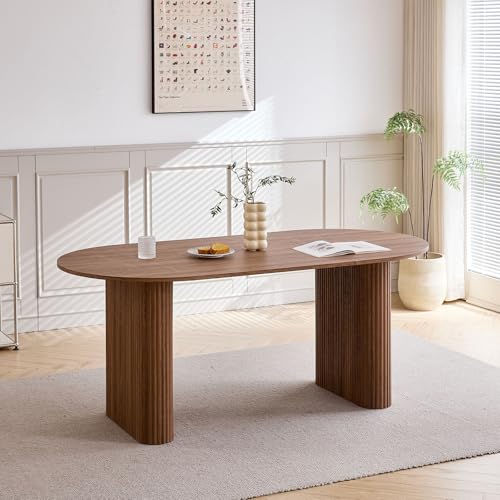 BenyLed Mesa de Comedor Ovalada