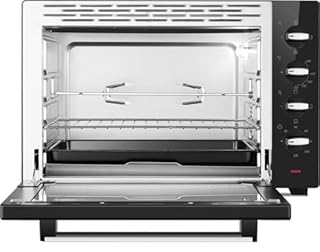 Beko - BMOF60B - Fornetto Elettrico, Cottura Ventilata, 60 Litri, 2000 W, 5 Funzioni, Timer 120 min, Temperatura fino a 220° - Nero