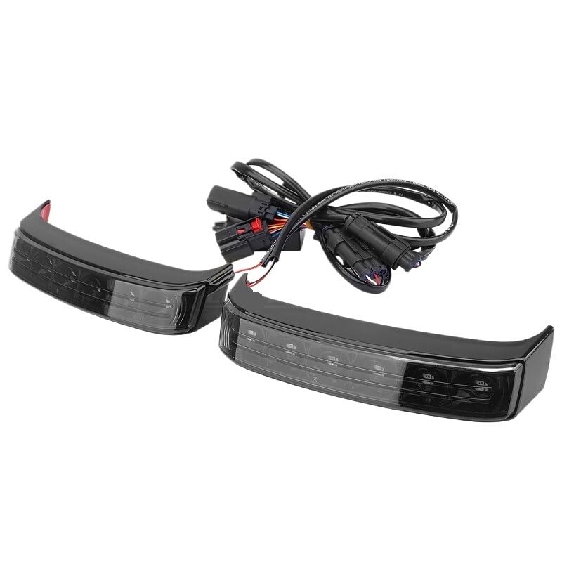 Feu arrière moto LED et clignotants pour bagages de Touring et Street Glide