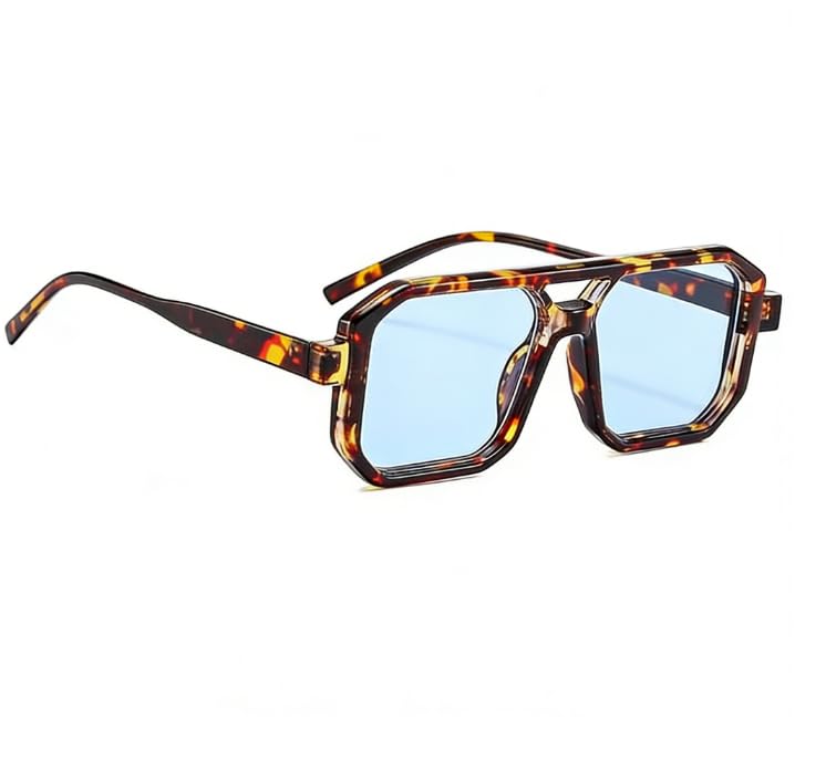 Ya en mundofriki.es: Dryxog Gafas de Sol Hombre, Piloto Dlos Años 70 Vintage Doble Puente, Gafas de Sol Mujer para con Doble Puente Protección UV400 Sunglasses para Hombre Mujer, Moda Clásicas