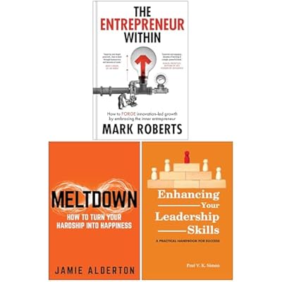 The Entrepreneur Within, Meltdown & Enhancing Your Leadership Skills 3 Books Collection Set