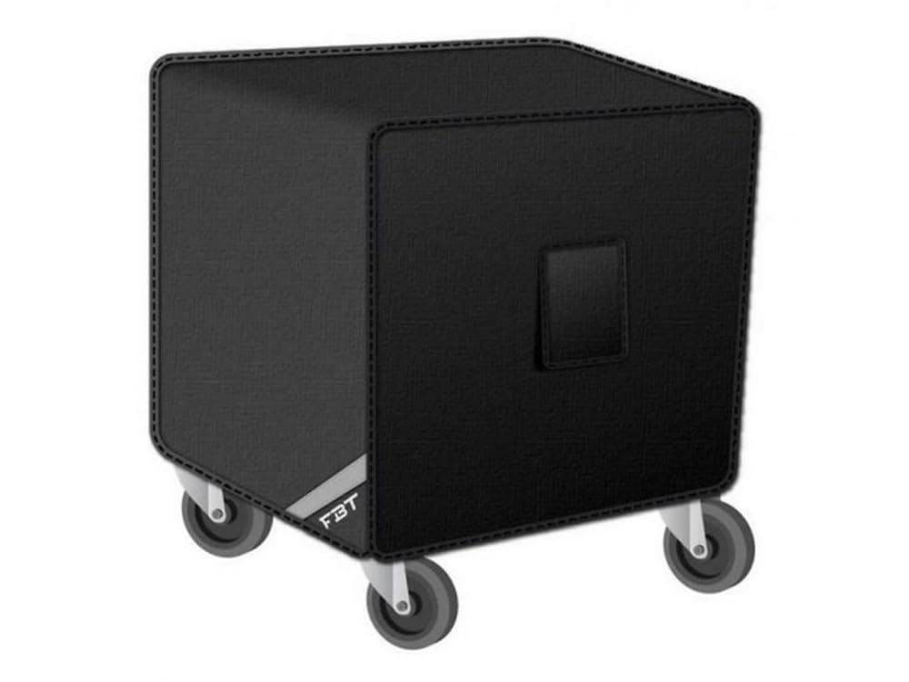 FBT Cover Imbottita in Nylon Nera per FBT X-SUB 118SA con Ruote (RUOTE NON INCLUSE)