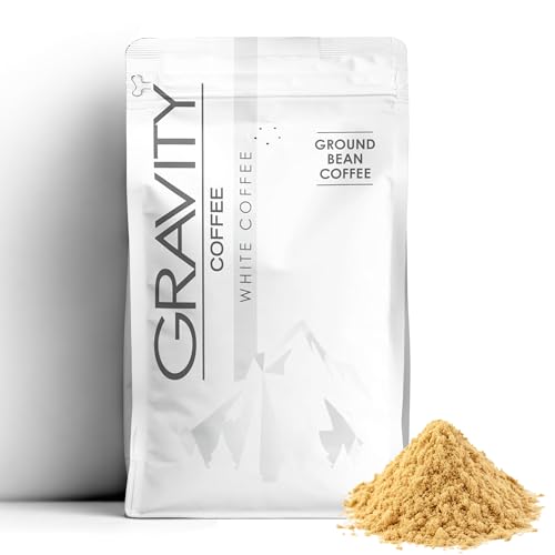 Gravity Coffee Co. Signature White Coffee 12oz Bag | Ground Light Coffee Roast | Gentle and Bold Flavors of Nutty and Earthy Tasting Notes (Ground)