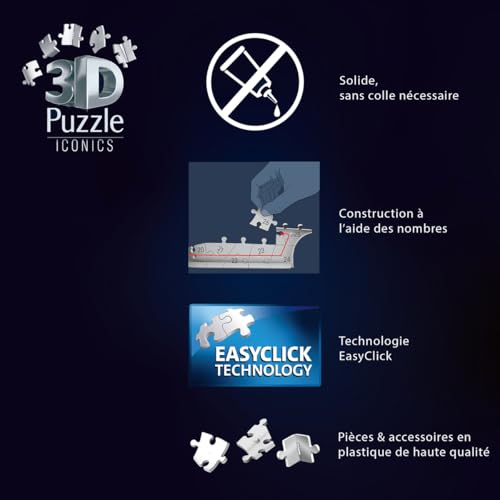 Puzzle 3D 108 pièces Porsche 911 GT3 Cup avec grille Ravensburger France - vue 10