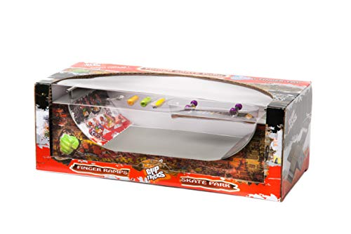 Grip & Tricks - Rampe FÜR Finger Skate - Halfpipe - Fingerboard - Cruiser Board - Mass : 28 X 12 X 10 cm