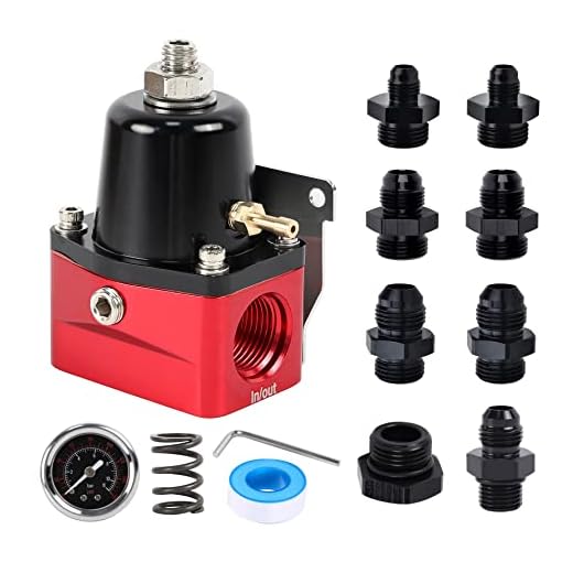 EVIL ENERGY Fuel Pressure Regulator 6AN EFI Bypass Return Adjustable (20-75PSI, 75-120PSI)