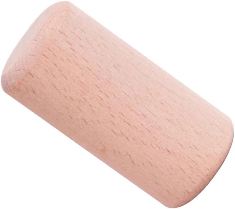 20pcs Solid Wood Building Blocks Beech Granule Blocks for Boys and Girls Sturdy Smooth and Safe for DIY Projects