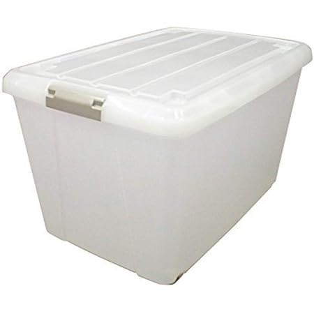 Amazon コロ付収納ボックス コロコロケース 50深 クリア Y 8050 収納ケース ボックス オンライン通販