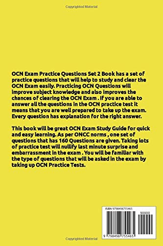 OCN Exam Practice Test Set-B: 160 OCN Practice Questions for ONCC OCN Certification: 2