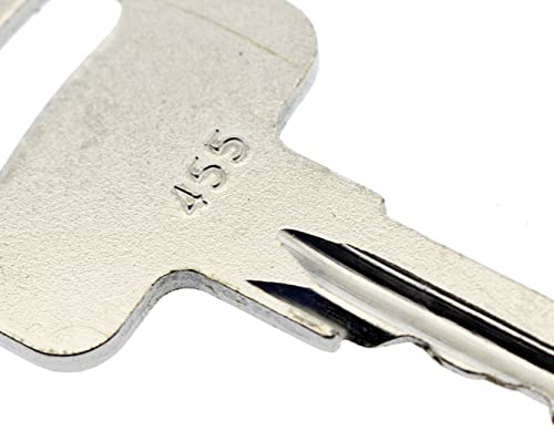 Jeenda (5) Ignition Keys 455 With A Nice Keychain For Scissor Lift Boom Lifts Genie Skyjack Terex Snorkel Manlift Upright #TOP6