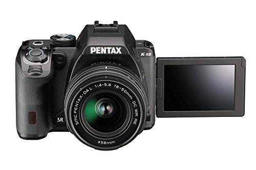 Pentax K-S2+18-50WR - Cámara fotográfica digital, color negro