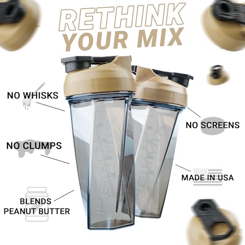 image for HELIMIX 2.0 Vortex Blender Shaker Bottle Holds upto 28oz | No Blending