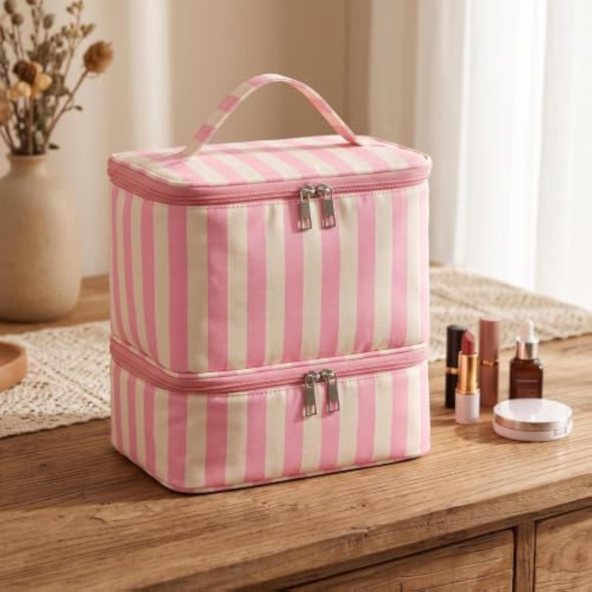 Two-Tier Double-Layer Storage Bag for Organising