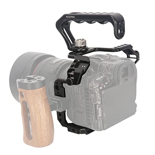 NICEYRIG R5 R5 C R6 Cage Kit for Canon Mirrorless Camera with Top Handle and Various Expansion Interfaces - Image 2