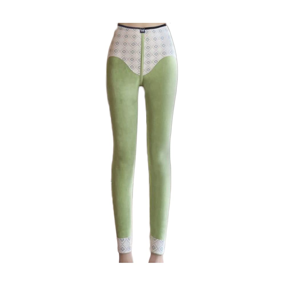 Leggings Thermo Pantalon avec Polaire Femme sans Couture Butt Lift Yoga Jogging M-2XL