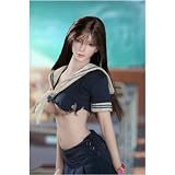  DEZARO 1/6 Beauty Asain Girl Head Sculpt Carving Model SDH030 Fit 12\'\' PH Pale Skin Action Figure Body Dolls (SDH030C)