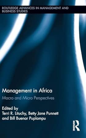 Management in Africa: Macro and Micro Perspectives: 53 Management in Africa: Macro and Micro Perspectives: 53 book cover